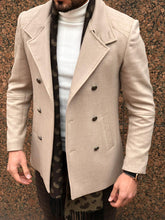 Load image into Gallery viewer, New Look Double Breasted Beige Coat
