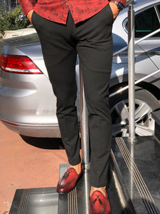 Marc Super Slim Fit All Black Pants