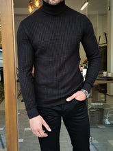 Load image into Gallery viewer, Erie Slim Fit Patterned Turtleneck (In 2 Different Colors)
