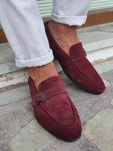 Load image into Gallery viewer, Chase Sardinelli Neolite Claret Red Suede Leather Shoes
