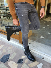 Load image into Gallery viewer, Blake Slim Fit Black Jeans
