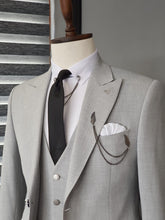Load image into Gallery viewer, Everson Slim Fit BiStretch Grey Suit
