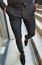 Load image into Gallery viewer, Verno Slim Fit Special Production Black Pants
