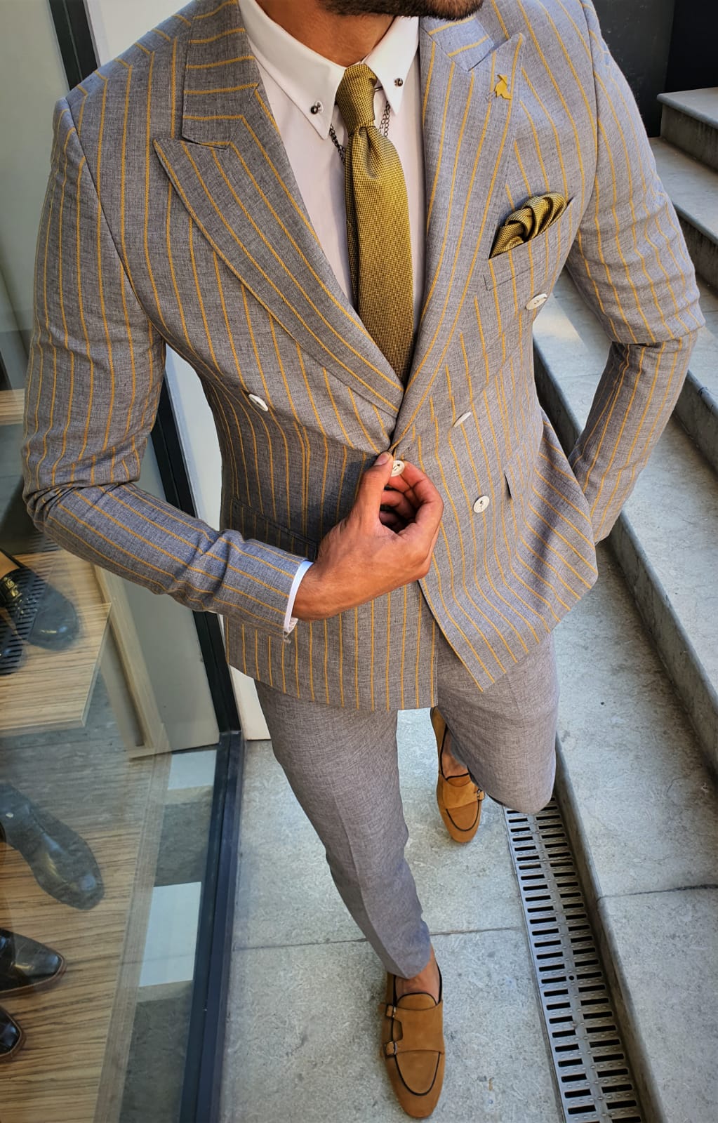 Yellow Suit Jacket Luxury Men Print Blazer Slim Fit Floral Men Stage  Clothing Blazer Pattern Stylish Party Wedding Jacket 5XL | Wish