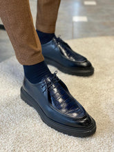 Load image into Gallery viewer, Grant Special Designed Eva Sole Croc Dark Blue Shoes
