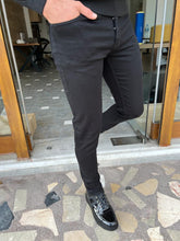 Load image into Gallery viewer, Trent Slim Fit Black Jeans
