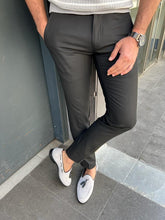 Load image into Gallery viewer, Benson Slim Fit Black Trousers
