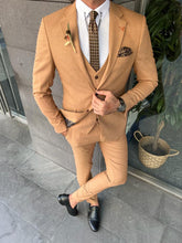 Load image into Gallery viewer, Ace New Season Slim Fit Brown Suit
