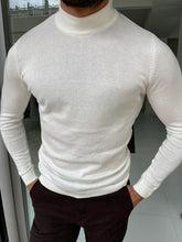 Load image into Gallery viewer, Reece Special Edition Slim Fit Ecru Turtleneck
