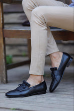 Load image into Gallery viewer, Luke Double Buckle Black Detailed Loafer
