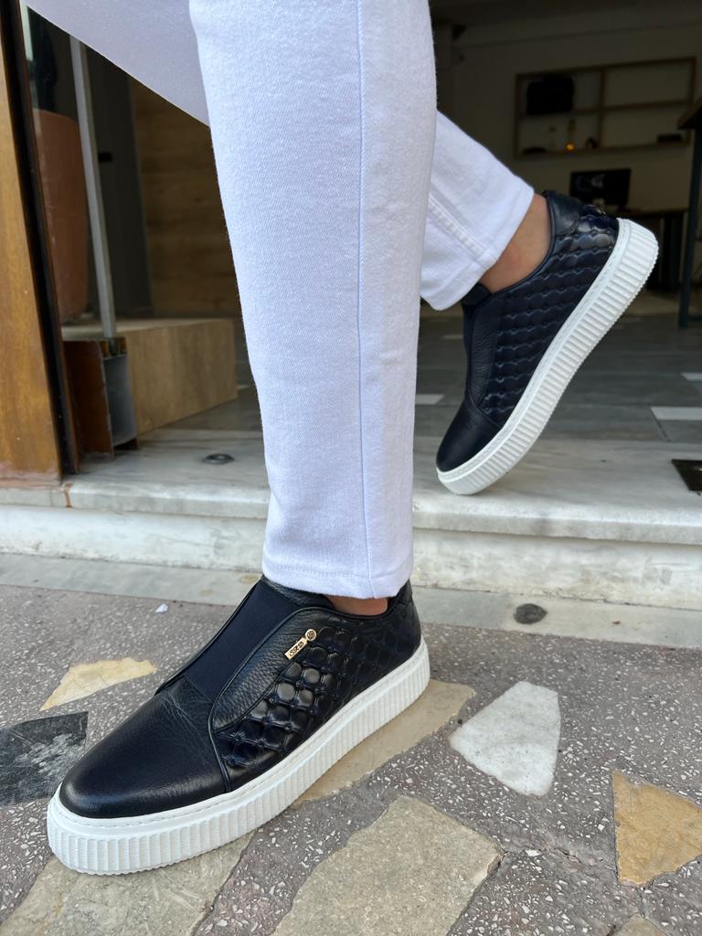 Lars Special Designed Blue Sneakers – MCR TAILOR