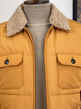 Load image into Gallery viewer, Connor Slim Fit Fur Collared Yellow Jacket
