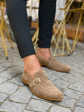 Load image into Gallery viewer, Morris Suede Beige Leather Loafer
