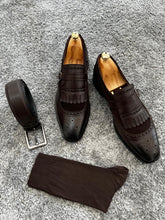 Load image into Gallery viewer, Madison Neolite Sole Tasseled Brown Classic Shoes
