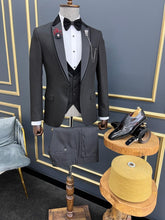 Load image into Gallery viewer, Luke Slim Fit Custom Design Black Tuxedo
