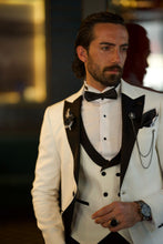 Load image into Gallery viewer, Larson Slim Fit White Tuxedo
