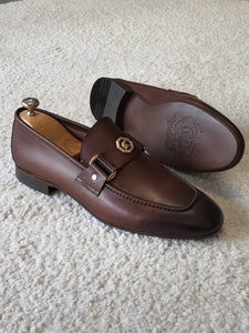 Ross Sardinelli Inject. Leather Brown Leather Shoes