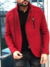 Load image into Gallery viewer, Bernard Wool Red Jacket
