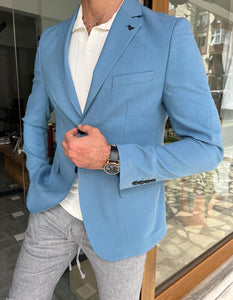 Morrison Slim Fit Dovetail Blue Blazer