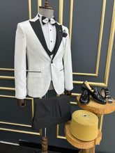 Load image into Gallery viewer, Jones Slim Fit White Tuxedo
