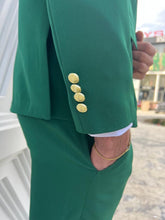 Load image into Gallery viewer, Cooper Slim Fit Double Breasted Green Suit
