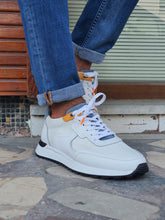 Load image into Gallery viewer, Chase Sardinelli Eva Sole White Leather Sneakers
