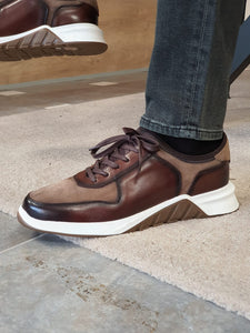 Ed Special Edition Brown Leather Laced Shoes