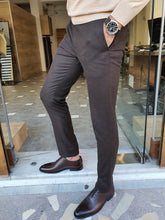Load image into Gallery viewer, Morris Slim Fit Black Trousers
