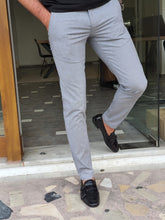 Load image into Gallery viewer, Harold Slim Fit Special Edition Side Pocket Grey Pants
