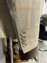 Load image into Gallery viewer, Bryant Slim Fit Plaid Camel Striped Suit
