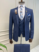 Load image into Gallery viewer, Benson Slim Fit Dark Blue Suit
