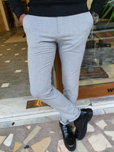 Load image into Gallery viewer, Kyle Slim Fit Grey Classic Pants

