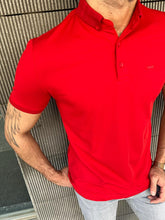 Load image into Gallery viewer, Benson Slim Fit Red Polo Tees
