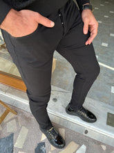 Load image into Gallery viewer, Trent Slim Fit Black Jeans
