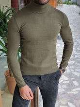 Load image into Gallery viewer, Henry Slim Fit Khaki Sweater
