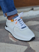 Load image into Gallery viewer, Chase Sardinelli Eva Sole White Leather Sneakers
