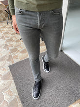Load image into Gallery viewer, Reese Slim Fit Green Denim Jeans
