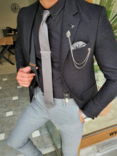Load image into Gallery viewer, Mason Slim Fit Special Edition Black Blazer
