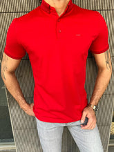 Load image into Gallery viewer, Benson Slim Fit Red Polo Tees
