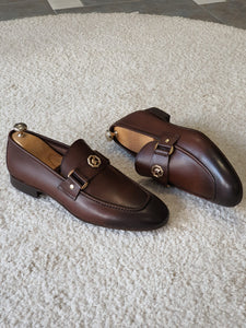 Ross Sardinelli Inject. Leather Brown Leather Shoes