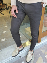 Load image into Gallery viewer, Mont Slim Fit  Brown Trousers
