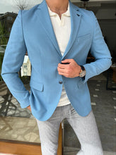 Load image into Gallery viewer, Morrison Slim Fit Dovetail Blue Blazer
