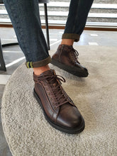 Load image into Gallery viewer, Brett Sardinelli Brown Sneakers Boots

