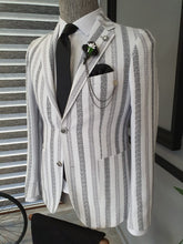 Load image into Gallery viewer, Everson Special Edition Striped Suit Combination with Shoes (Entire Set)
