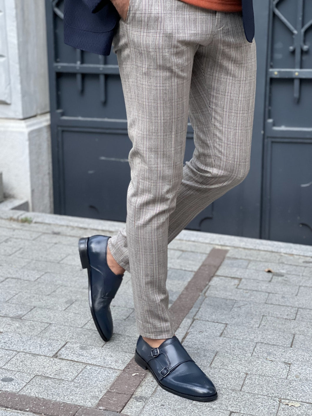 Morris Special Edition Slim Fit Beige Pants – MCR TAILOR