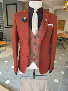 Riley Slim Fit Tile Combination Suit