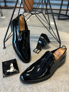 Karl Neolite Double Buckles Leather Shiney Shoes