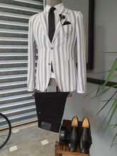 Load image into Gallery viewer, Everson Special Edition Striped Suit Combination with Shoes (Entire Set)
