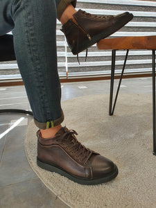 Brett Sardinelli Brown Sneakers Boots