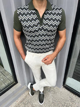 Load image into Gallery viewer, Cooper Slim Fit Khaki Polo Tees
